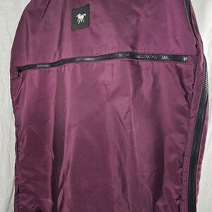 Vintage Sears Plum Purple Garment Bag Unicorn Logo Luggage Suitcase Dress Bag